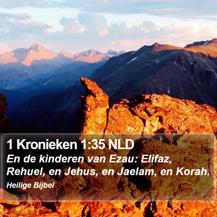 1 Kronieken 1:35 NLD Bible Study