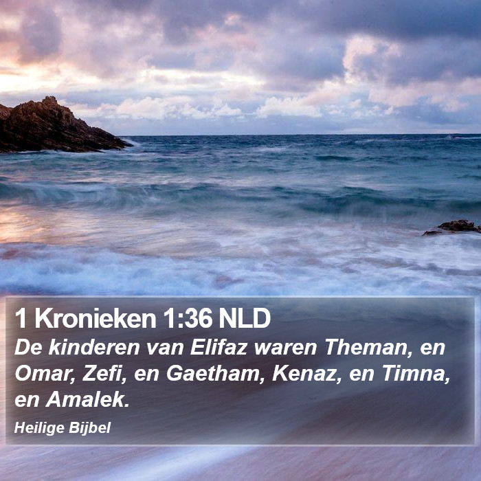 1 Kronieken 1:36 NLD Bible Study