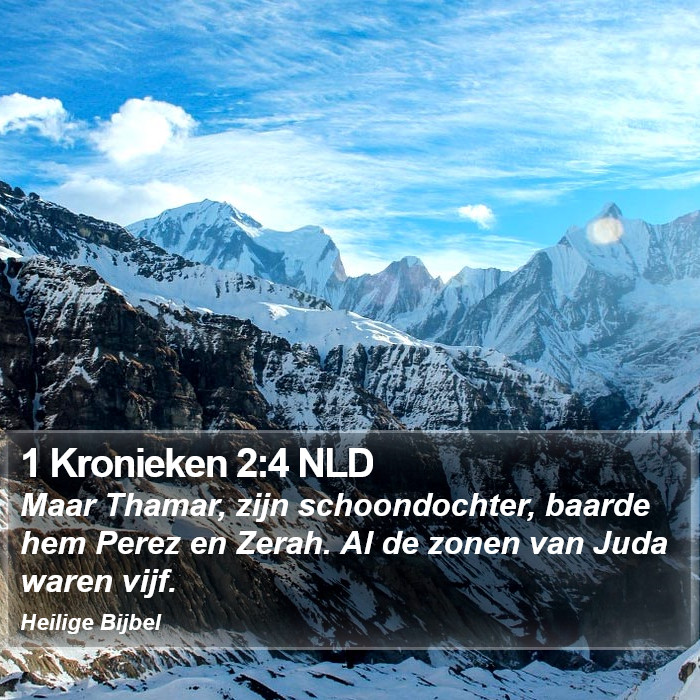 1 Kronieken 2:4 NLD Bible Study