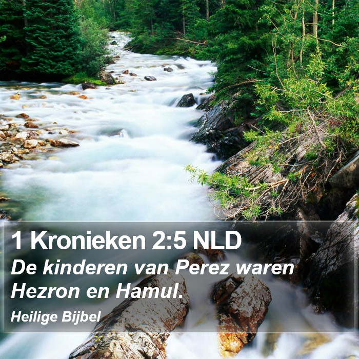 1 Kronieken 2:5 NLD Bible Study