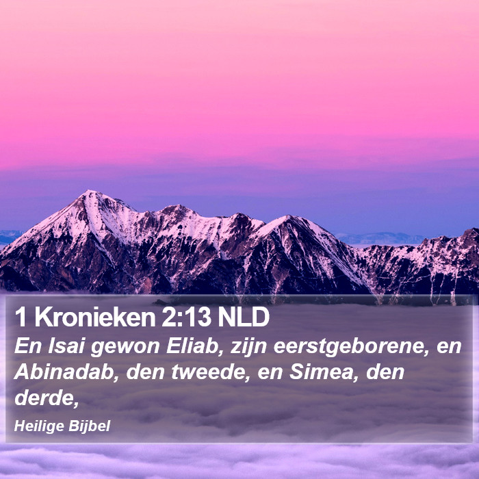 1 Kronieken 2:13 NLD Bible Study