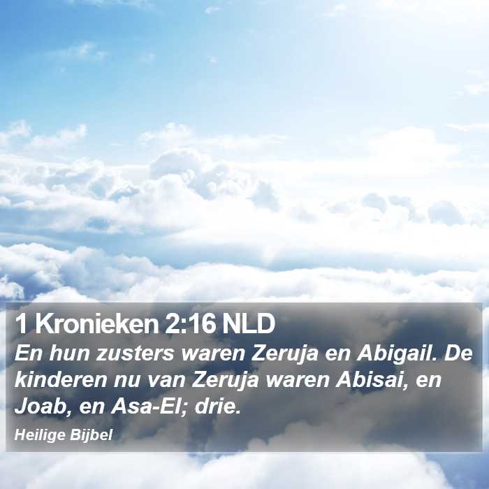 1 Kronieken 2:16 NLD Bible Study