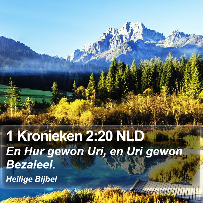 1 Kronieken 2:20 NLD Bible Study