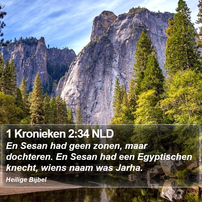 1 Kronieken 2:34 NLD Bible Study