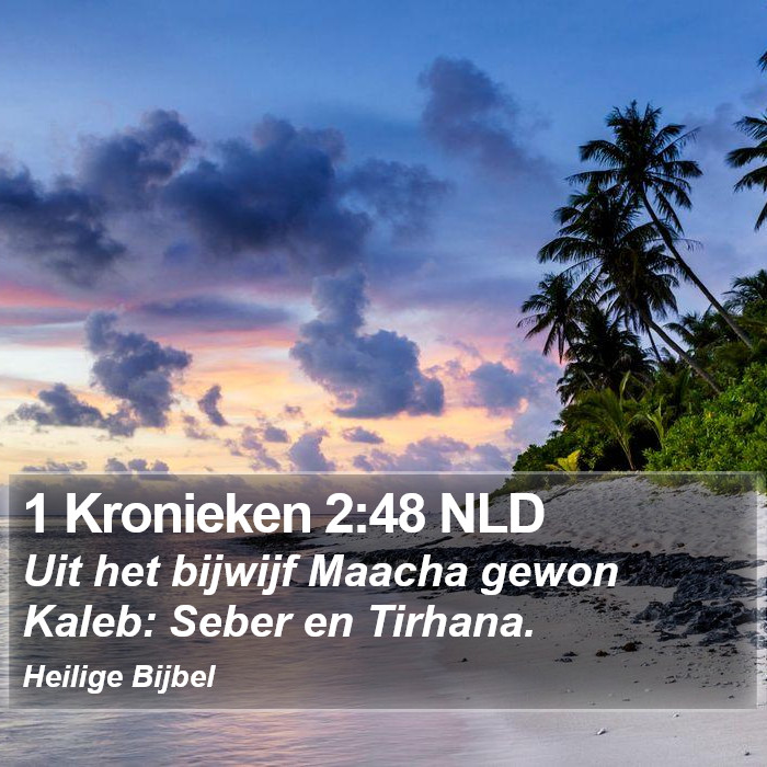 1 Kronieken 2:48 NLD Bible Study