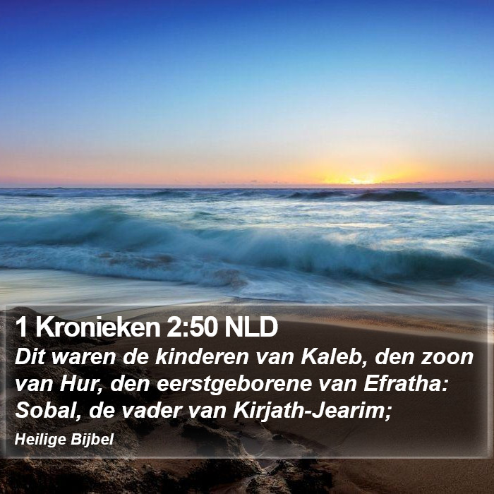 1 Kronieken 2:50 NLD Bible Study