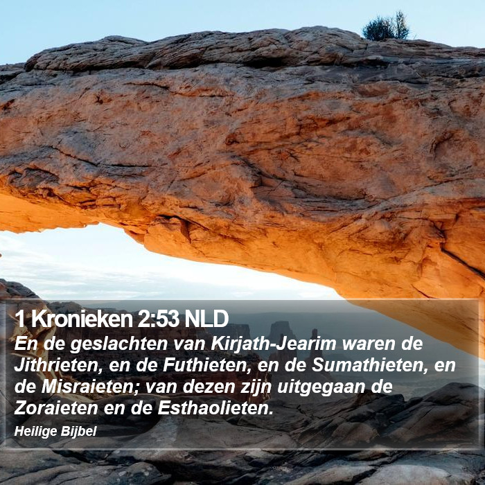 1 Kronieken 2:53 NLD Bible Study