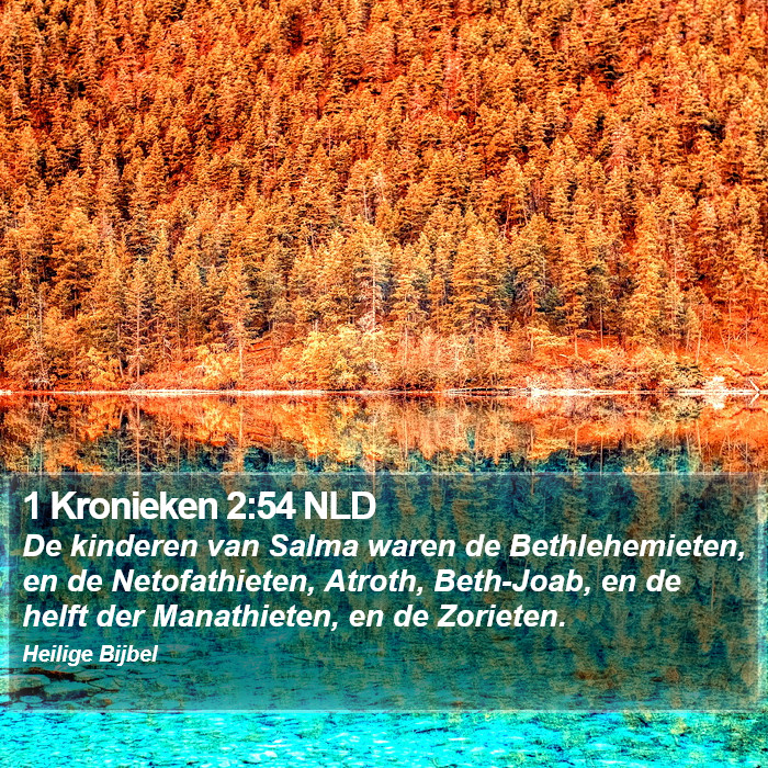 1 Kronieken 2:54 NLD Bible Study