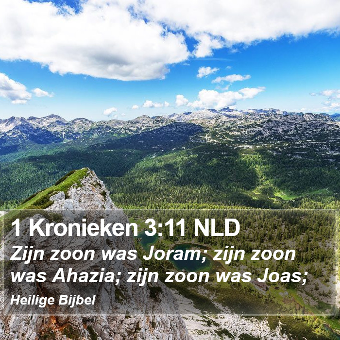 1 Kronieken 3:11 NLD Bible Study