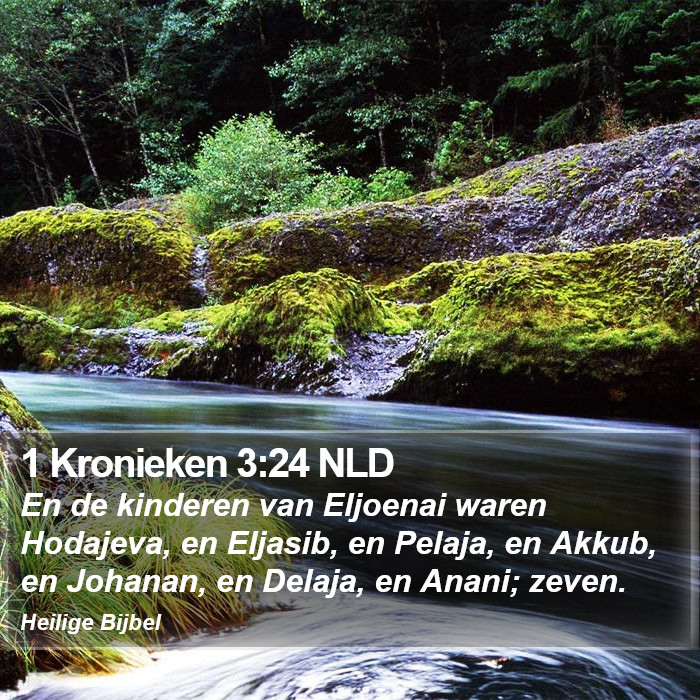 1 Kronieken 3:24 NLD Bible Study