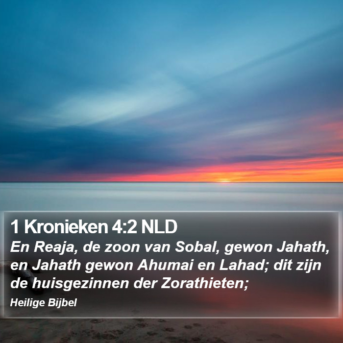 1 Kronieken 4:2 NLD Bible Study