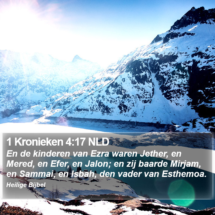 1 Kronieken 4:17 NLD Bible Study