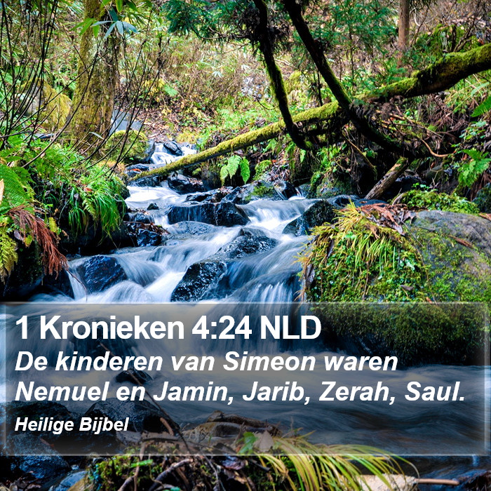 1 Kronieken 4:24 NLD Bible Study