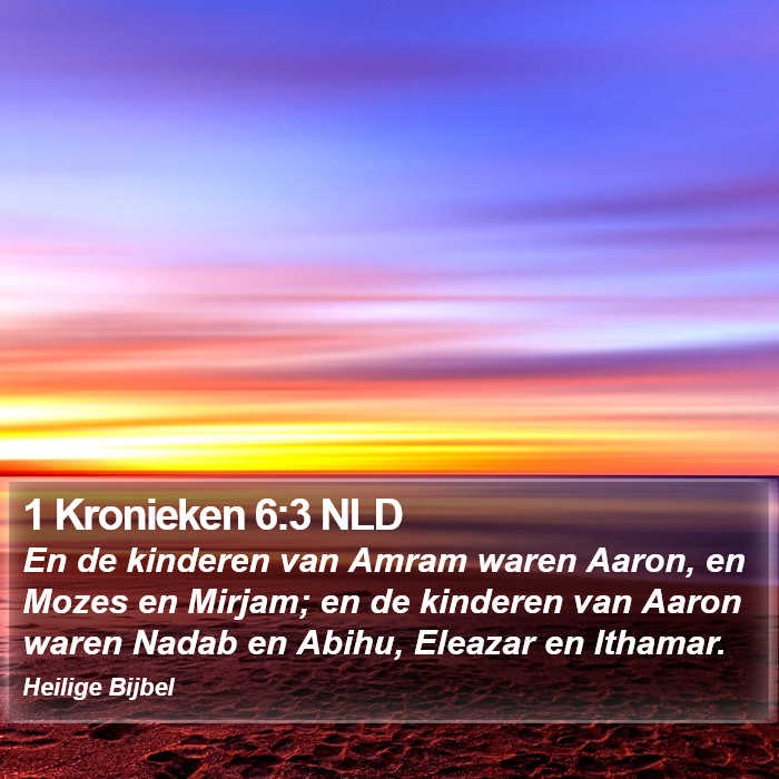 1 Kronieken 6:3 NLD Bible Study