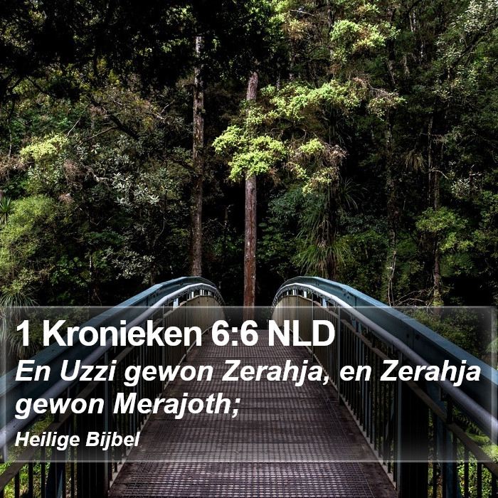 1 Kronieken 6:6 NLD Bible Study