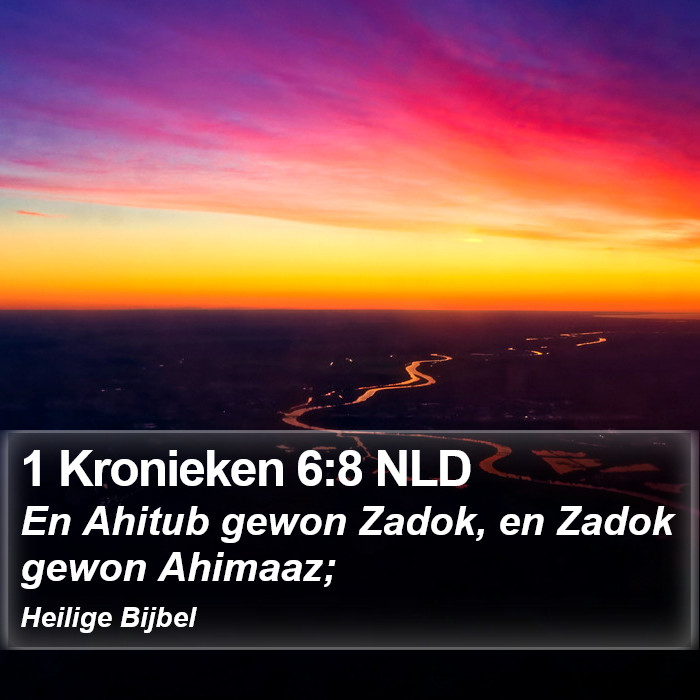 1 Kronieken 6:8 NLD Bible Study