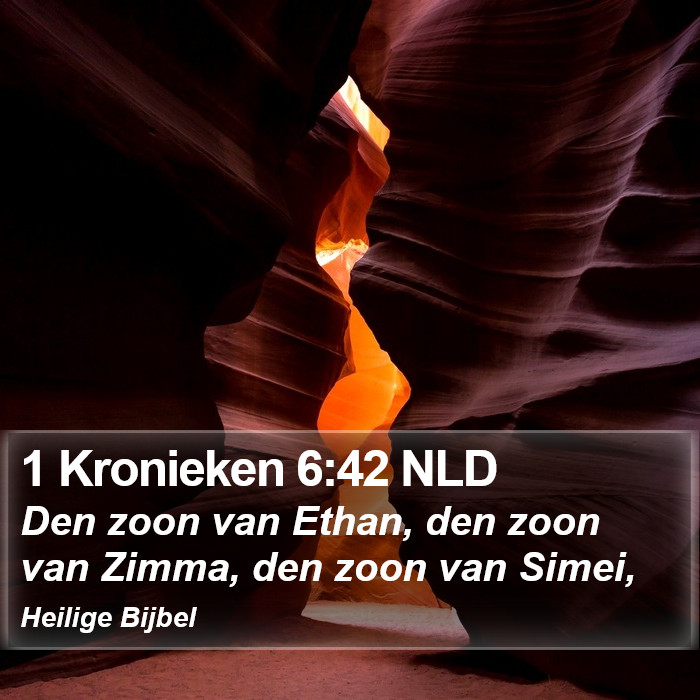 1 Kronieken 6:42 NLD Bible Study