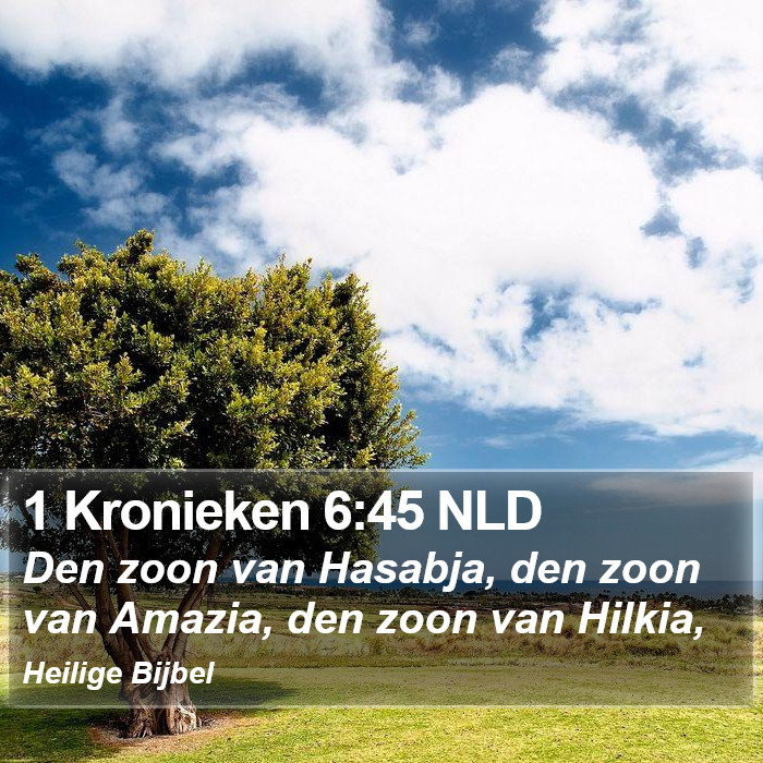 1 Kronieken 6:45 NLD Bible Study