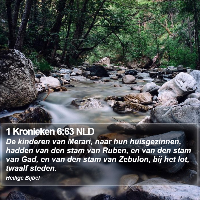 1 Kronieken 6:63 NLD Bible Study