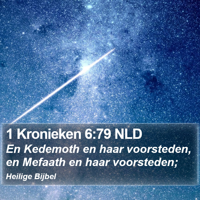 1 Kronieken 6:79 NLD Bible Study