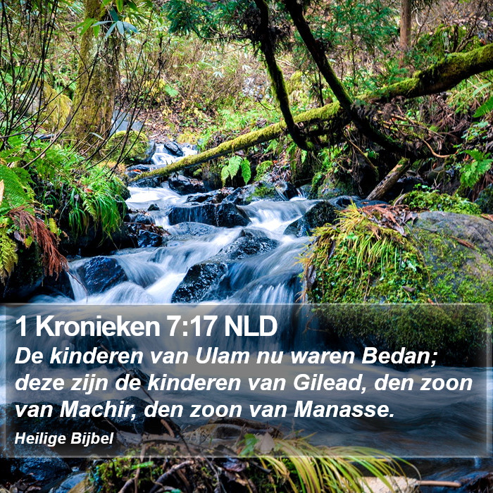 1 Kronieken 7:17 NLD Bible Study