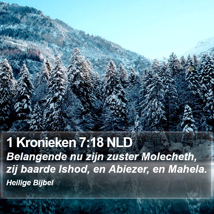 1 Kronieken 7:18 NLD Bible Study