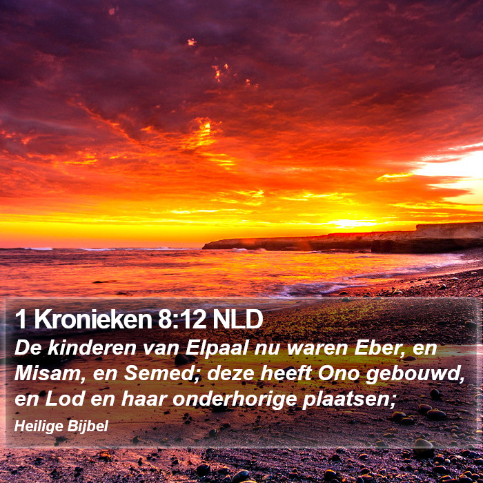 1 Kronieken 8:12 NLD Bible Study