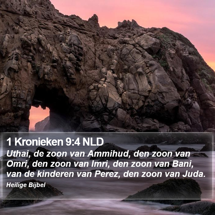 1 Kronieken 9:4 NLD Bible Study