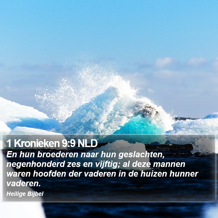 1 Kronieken 9:9 NLD Bible Study