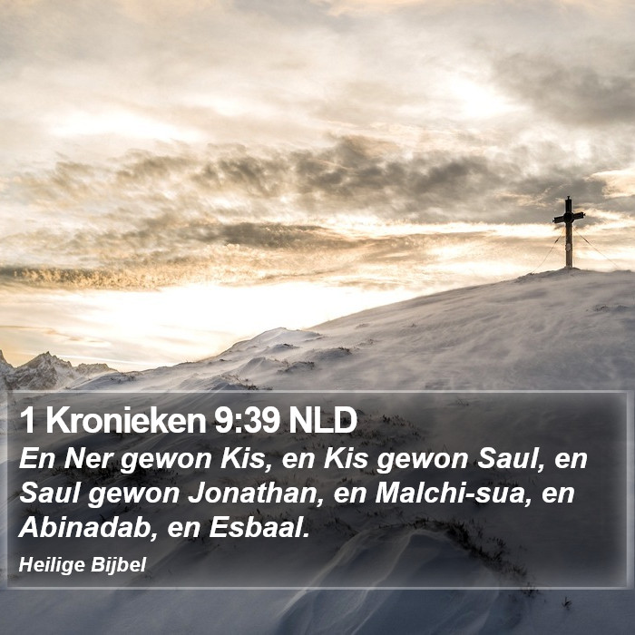 1 Kronieken 9:39 NLD Bible Study
