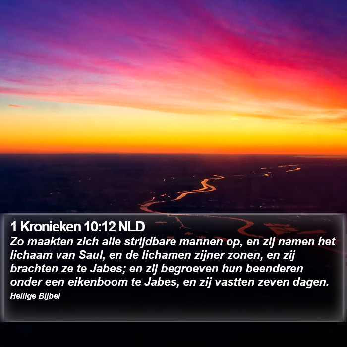 1 Kronieken 10:12 NLD Bible Study
