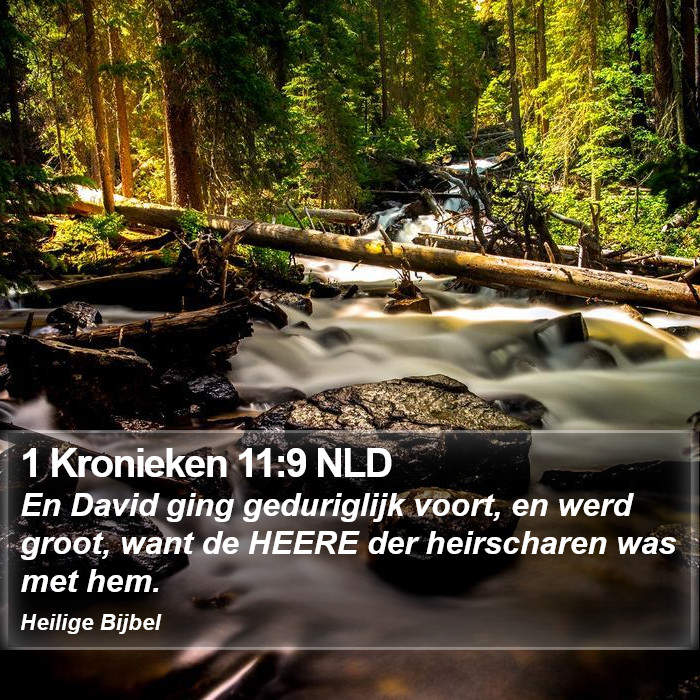 1 Kronieken 11:9 NLD Bible Study