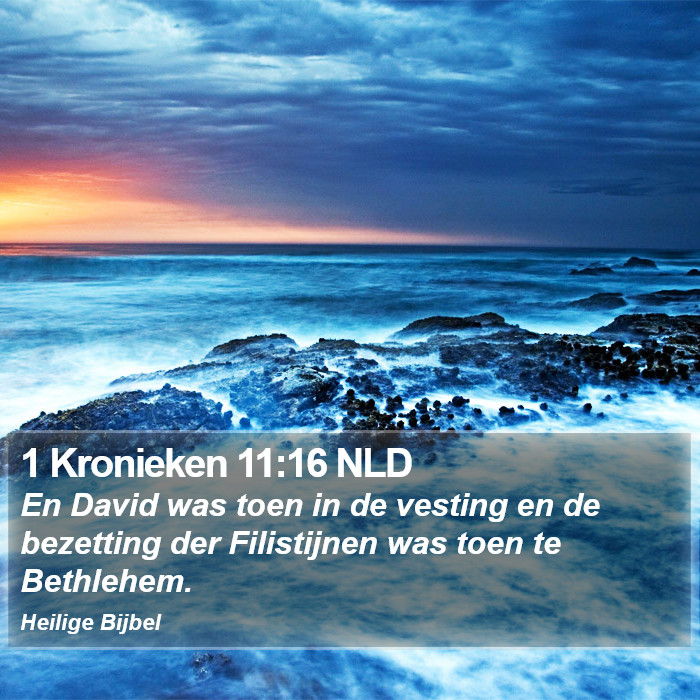 1 Kronieken 11:16 NLD Bible Study