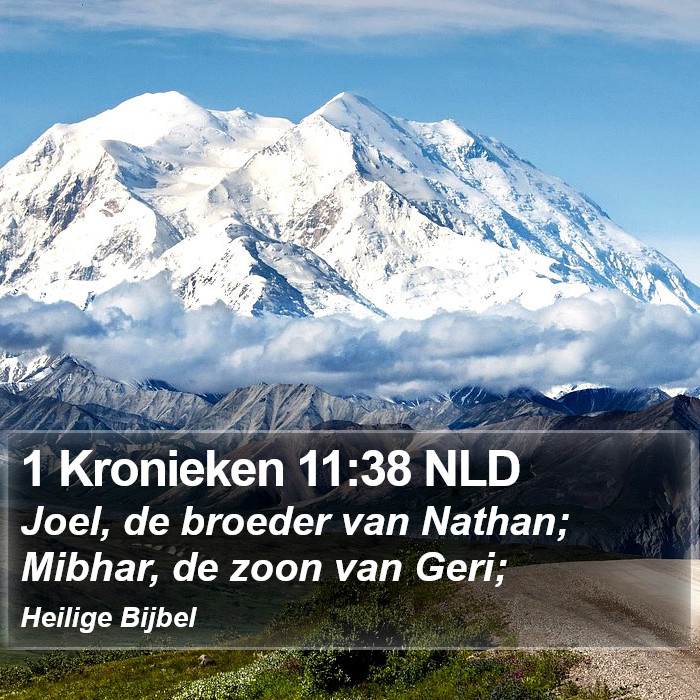 1 Kronieken 11:38 NLD Bible Study