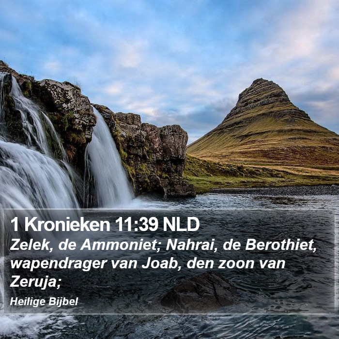 1 Kronieken 11:39 NLD Bible Study
