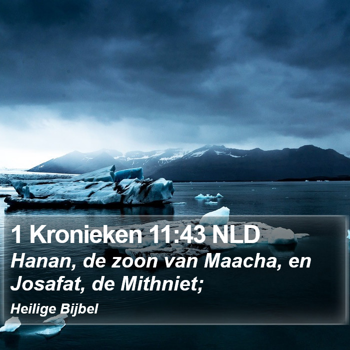 1 Kronieken 11:43 NLD Bible Study