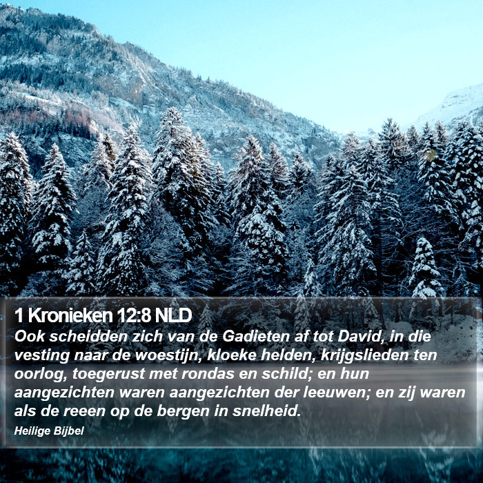 1 Kronieken 12:8 NLD Bible Study