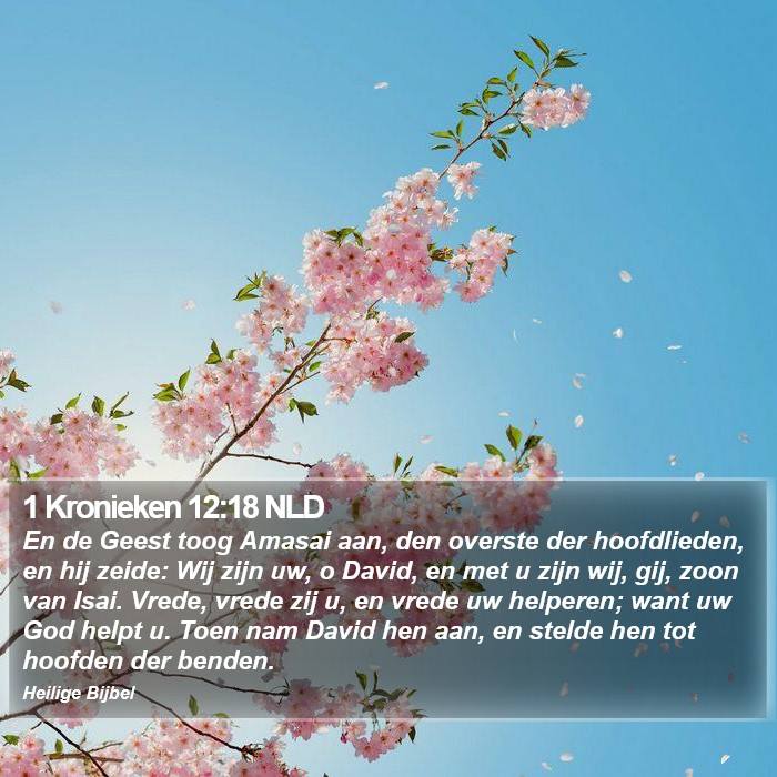 1 Kronieken 12:18 NLD Bible Study