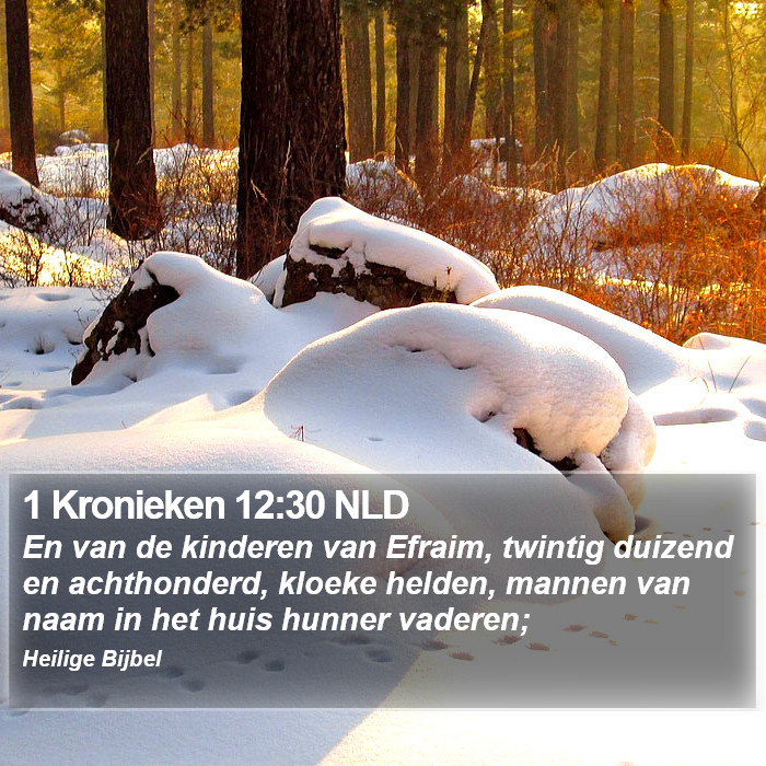 1 Kronieken 12:30 NLD Bible Study