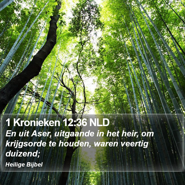 1 Kronieken 12:36 NLD Bible Study