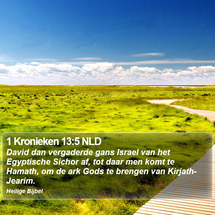 1 Kronieken 13:5 NLD Bible Study