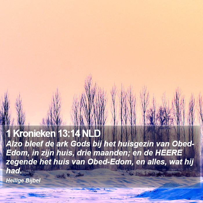 1 Kronieken 13:14 NLD Bible Study