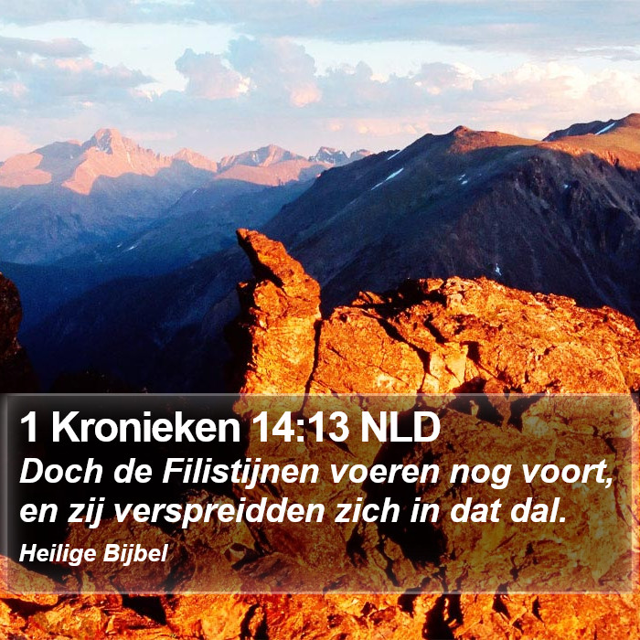 1 Kronieken 14:13 NLD Bible Study