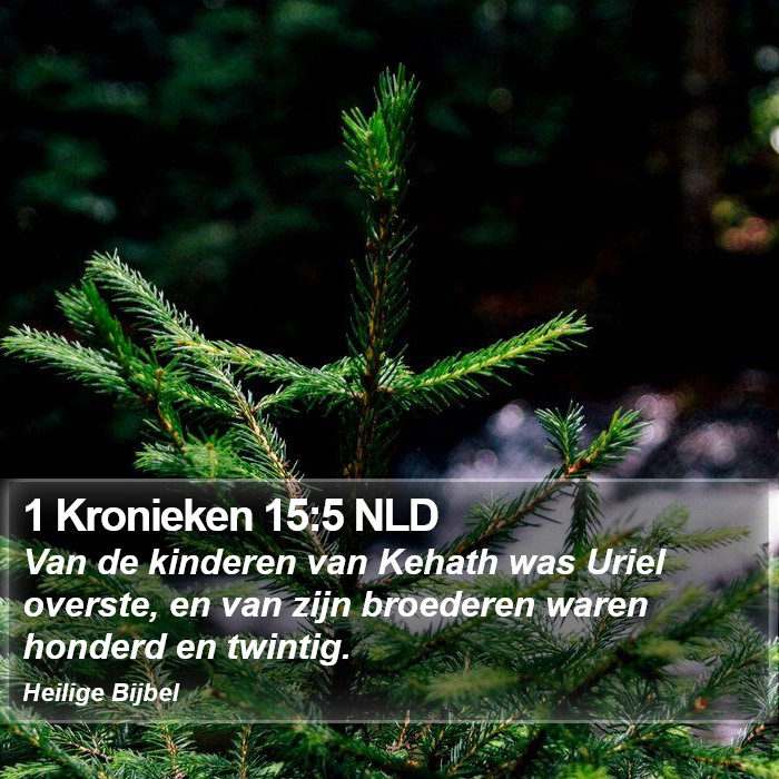 1 Kronieken 15:5 NLD Bible Study