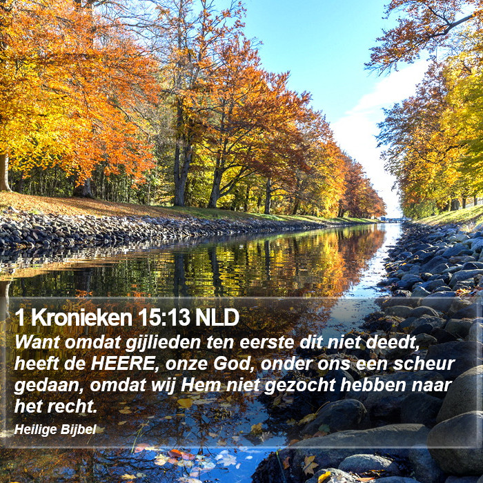 1 Kronieken 15:13 NLD Bible Study