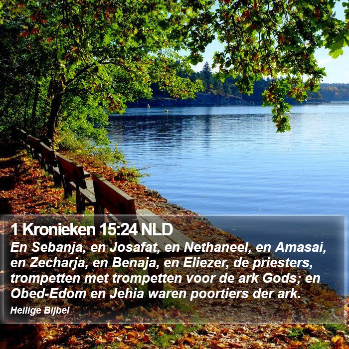 1 Kronieken 15:24 NLD Bible Study