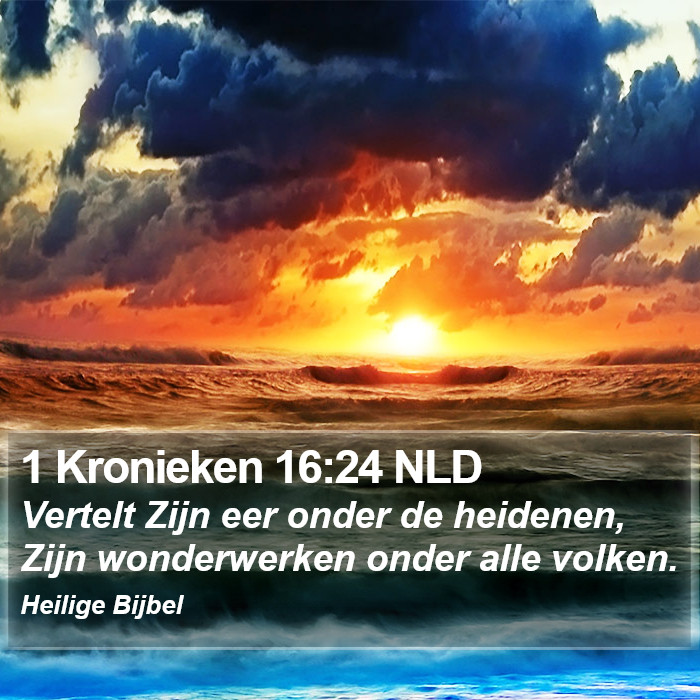 1 Kronieken 16:24 NLD Bible Study