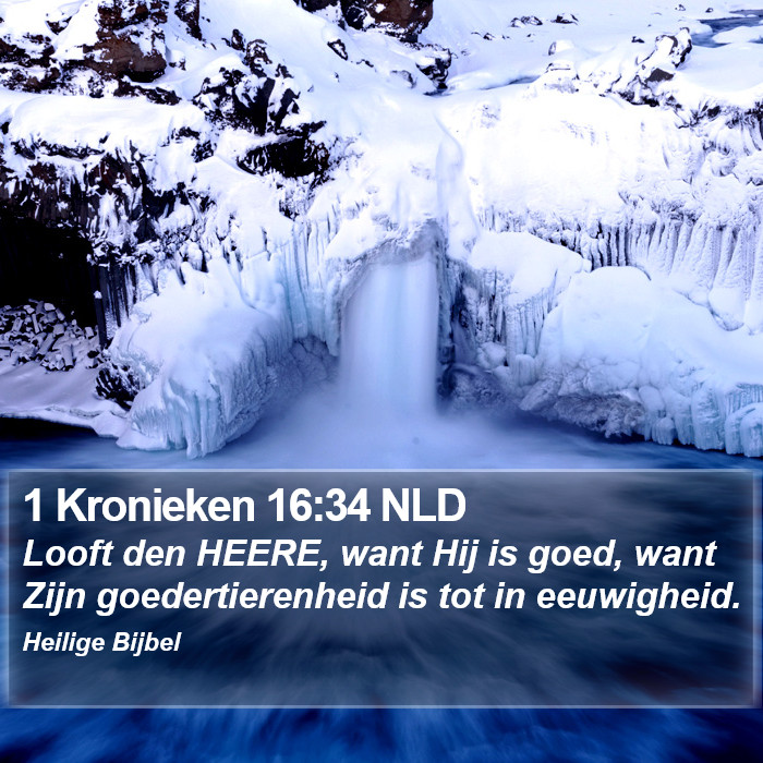 1 Kronieken 16:34 NLD Bible Study
