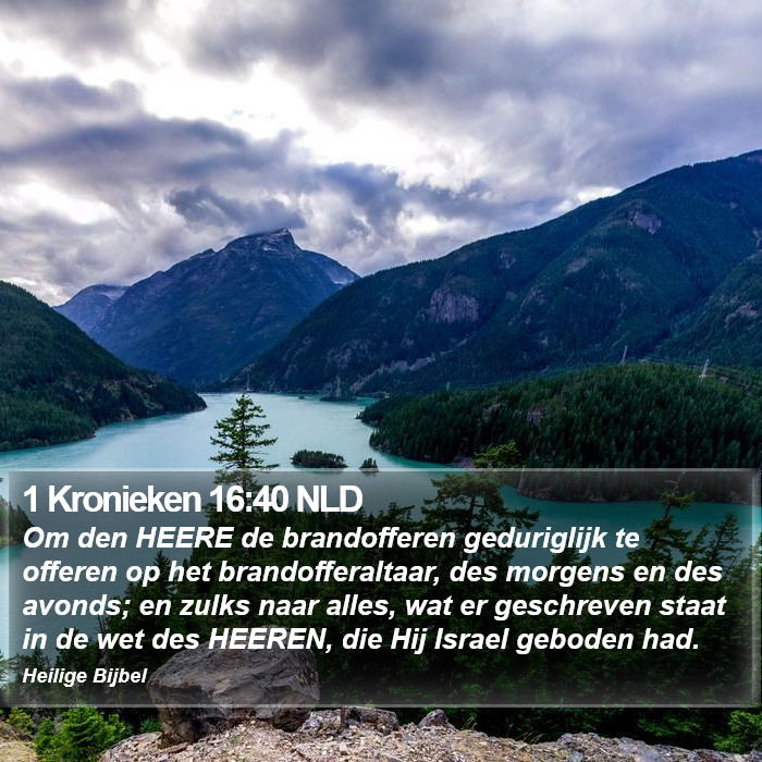 1 Kronieken 16:40 NLD Bible Study
