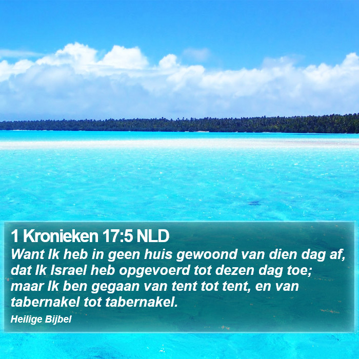 1 Kronieken 17:5 NLD Bible Study